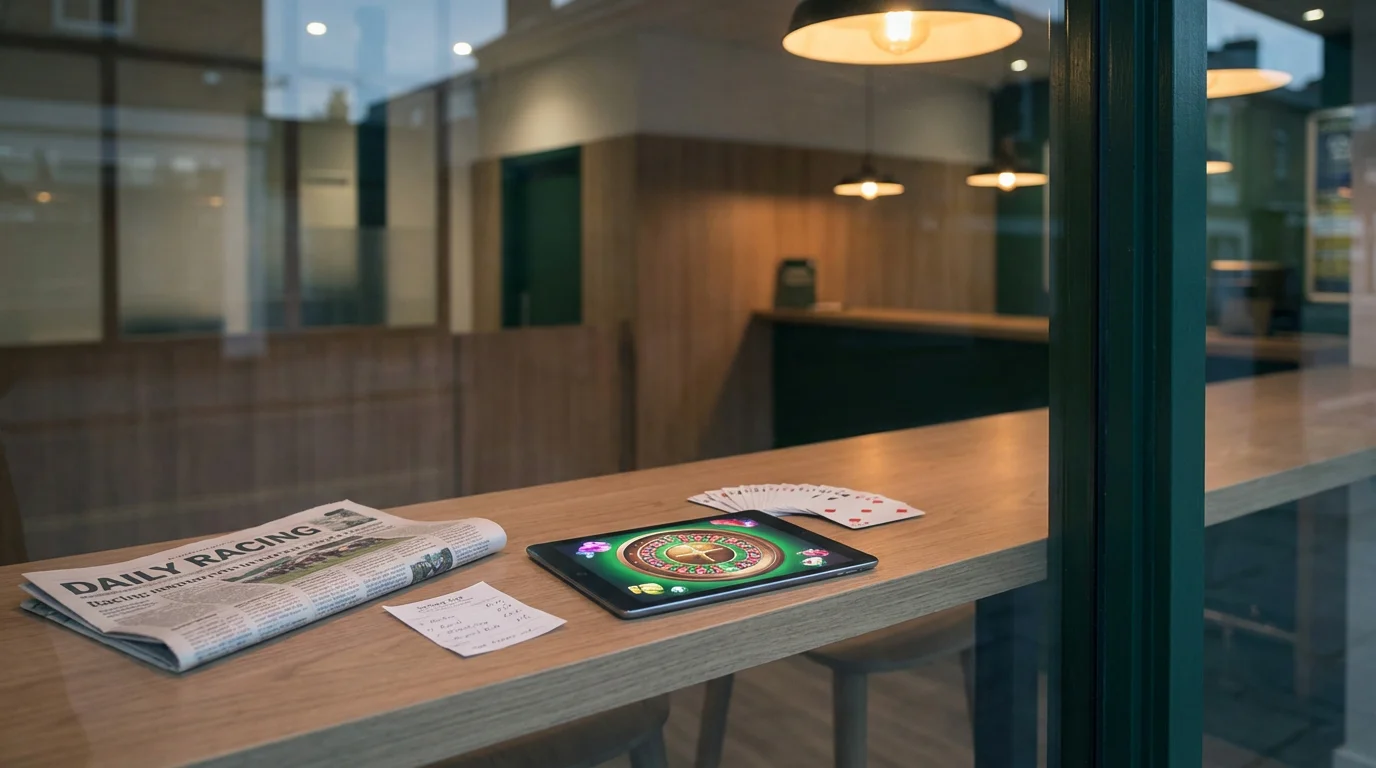 Types of UK gambling sites — bookmaker, casino and exchange platforms side by side